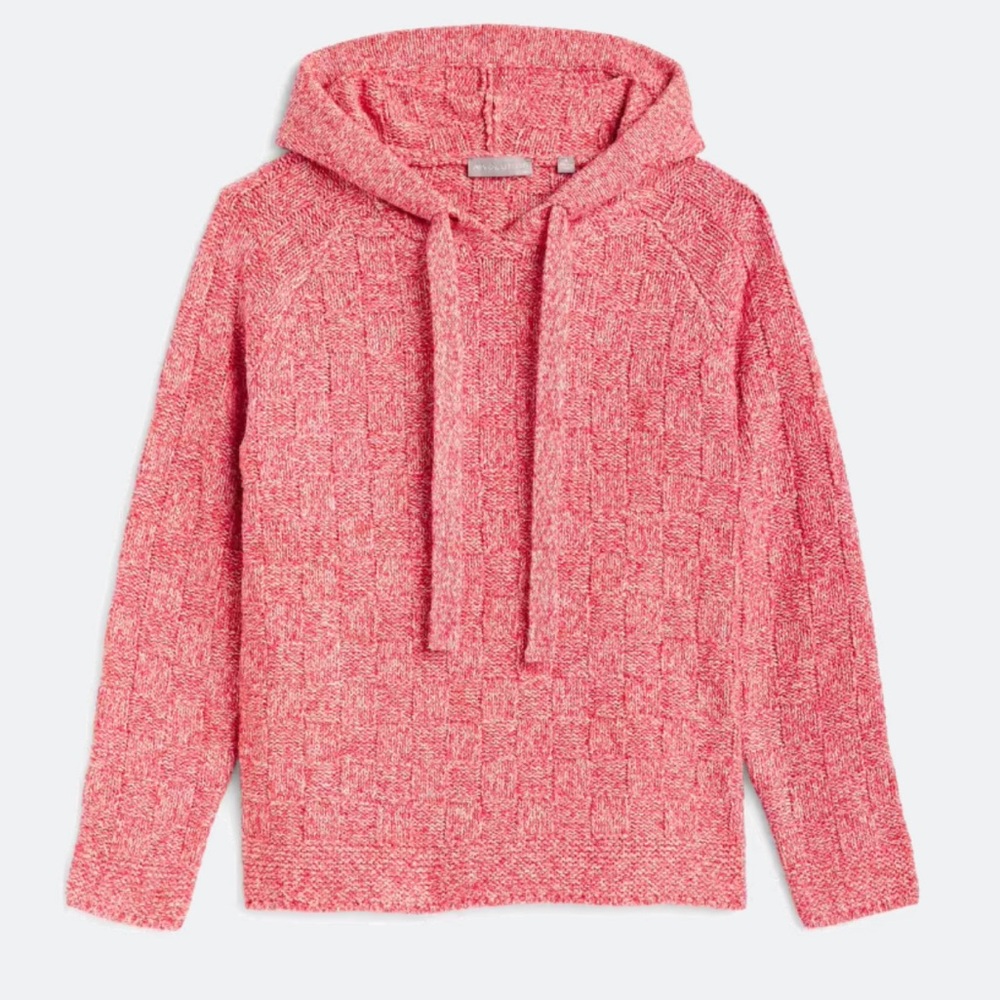 Like new! Phillipa Basket Weave Hooded Sweater